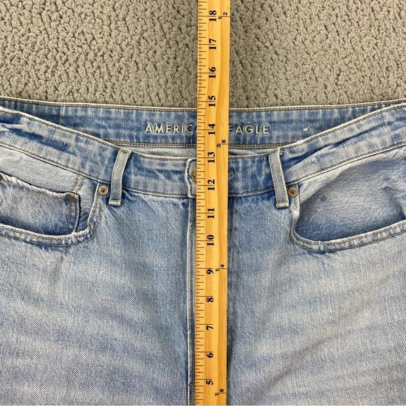 American Eagle AE Highest Rise 90's Flare Raw Hem Jean - Size: 14 Regular - Picture 9 of 14